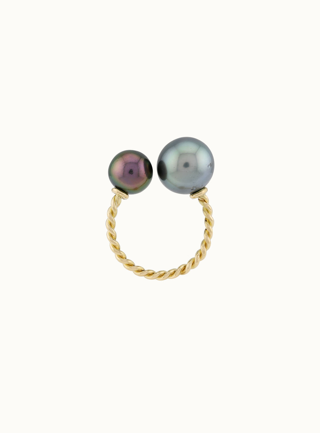 moonlight tahitian pearl ring 18k gold