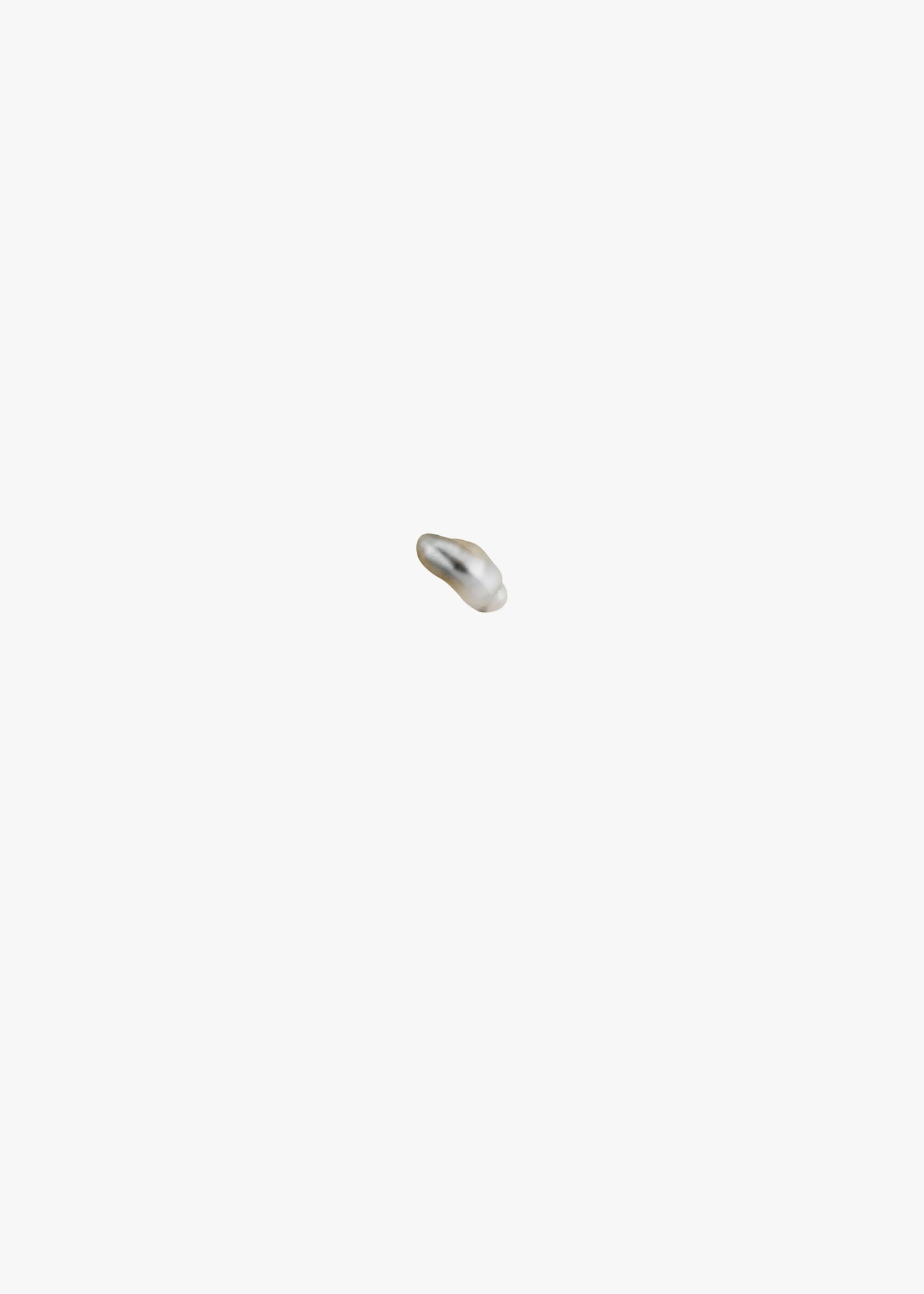 tahitian keshi pearl individual stud earring