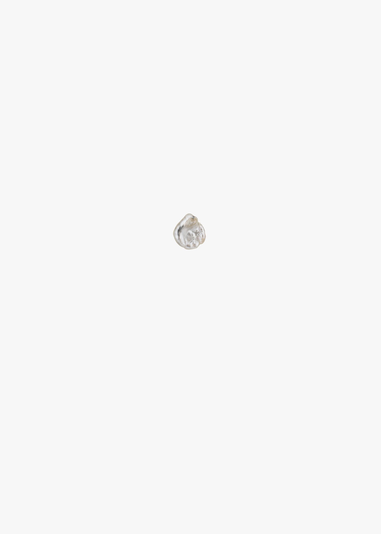 tahitian keshi pearl individual stud earring
