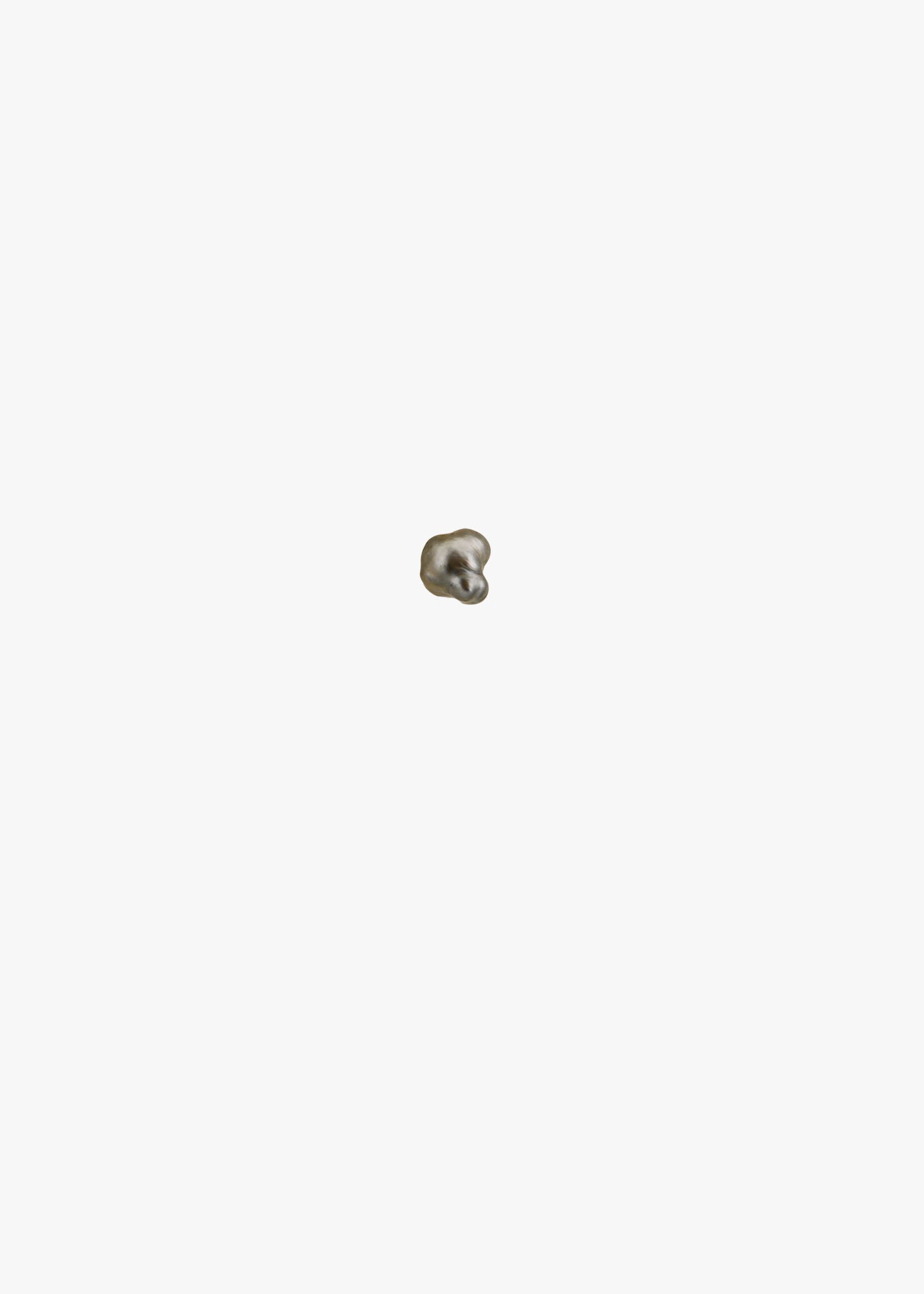 tahitian keshi pearl individual stud earring