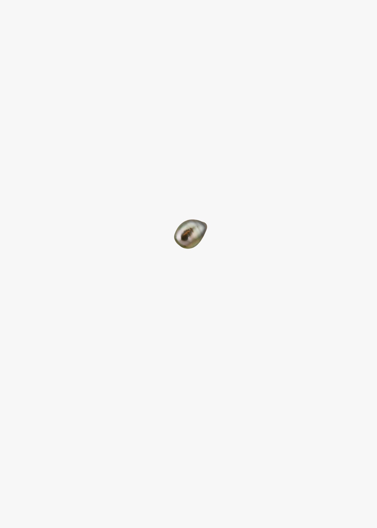 tahitian keshi pearl individual stud earring