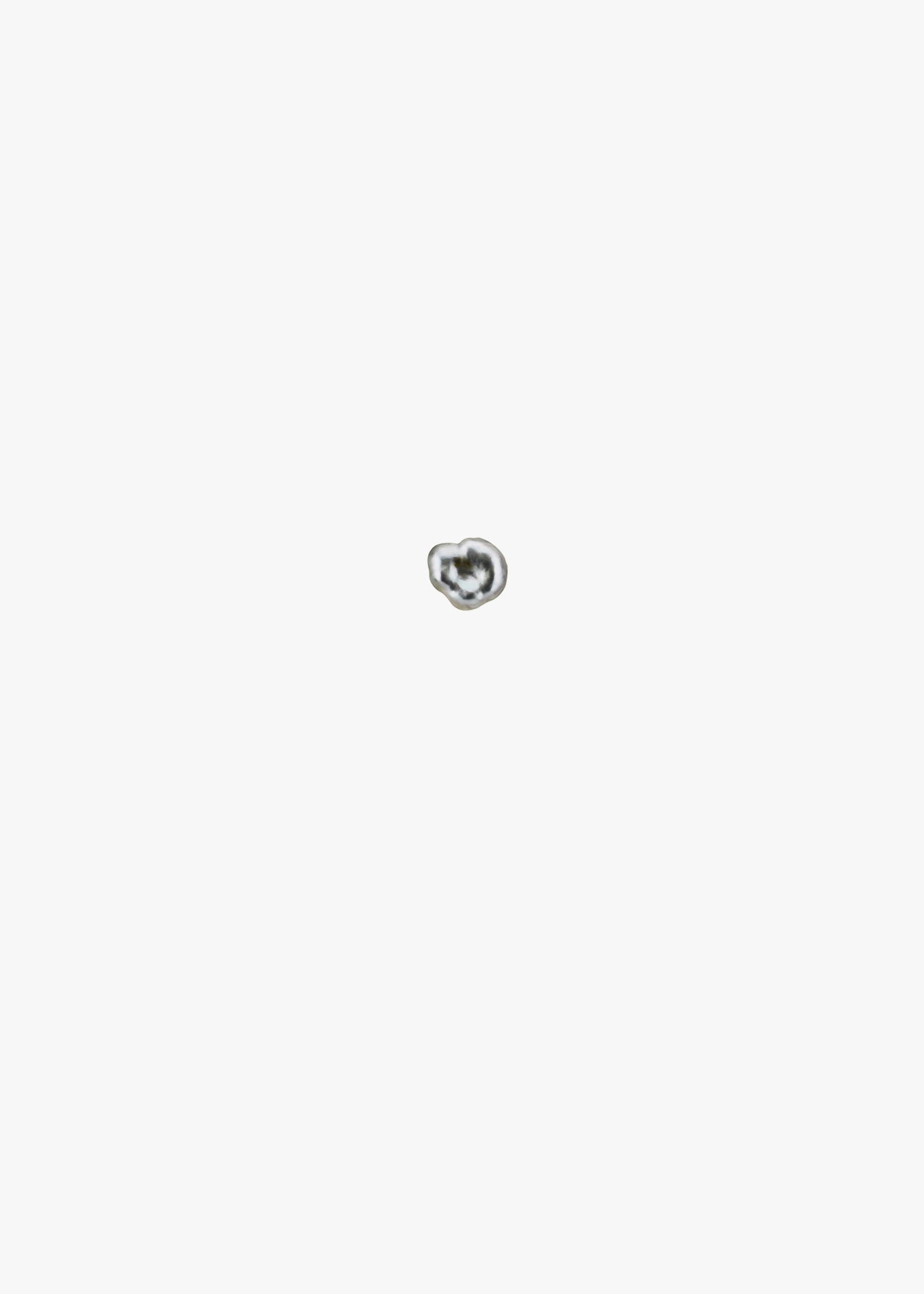 tahitian keshi pearl individual stud earring