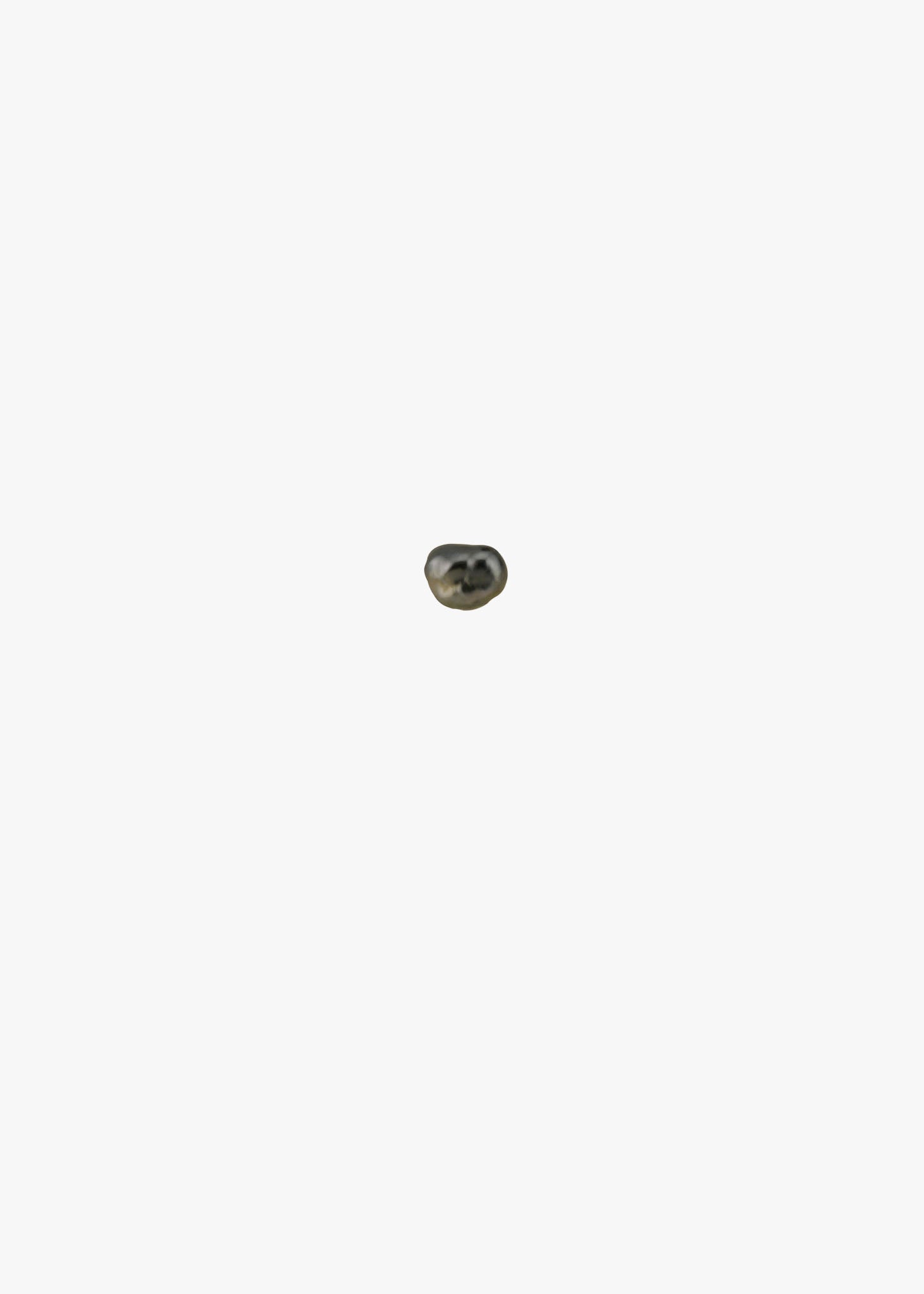 tahitian keshi pearl individual stud earring