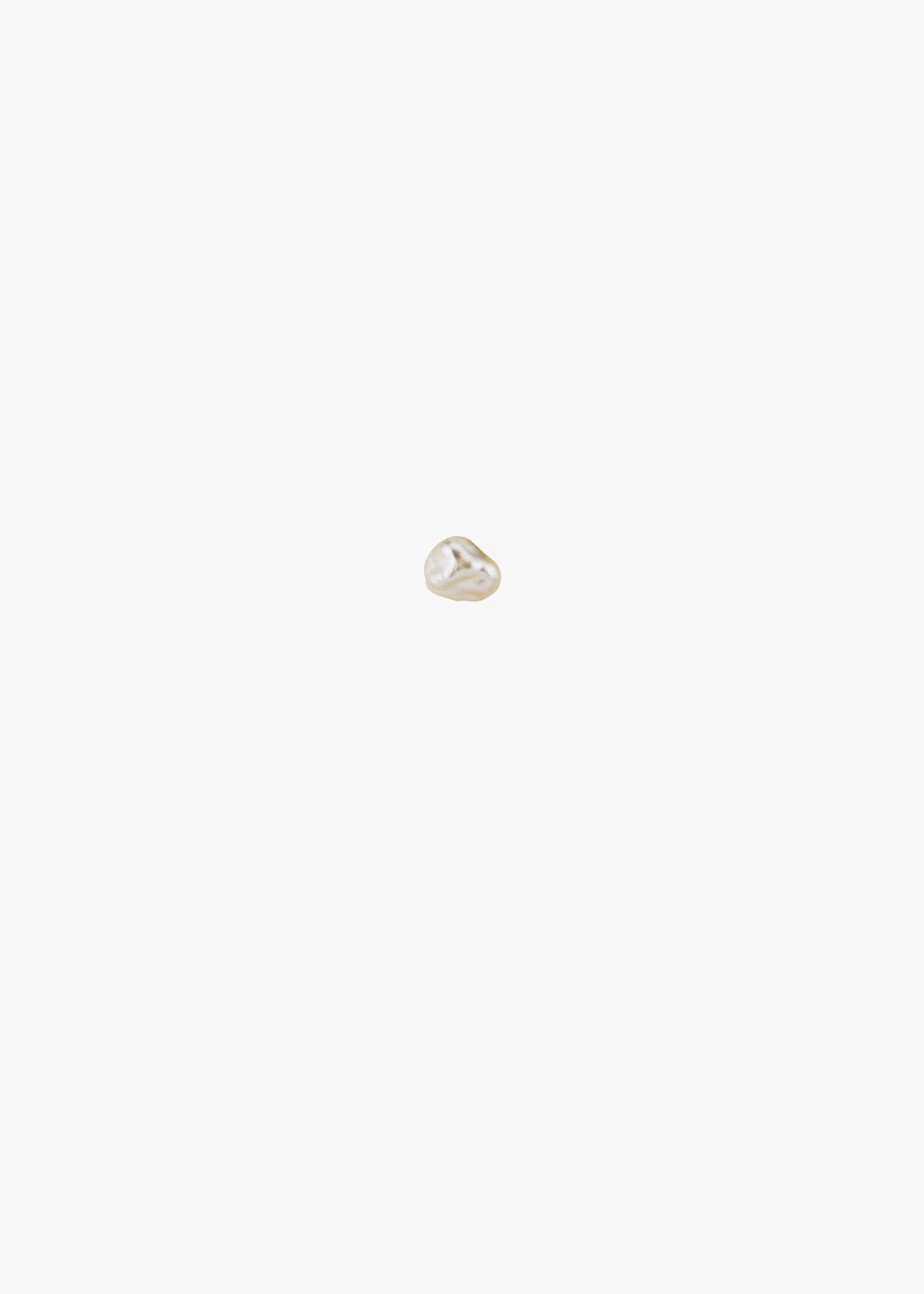 tahitian keshi pearl individual stud earring