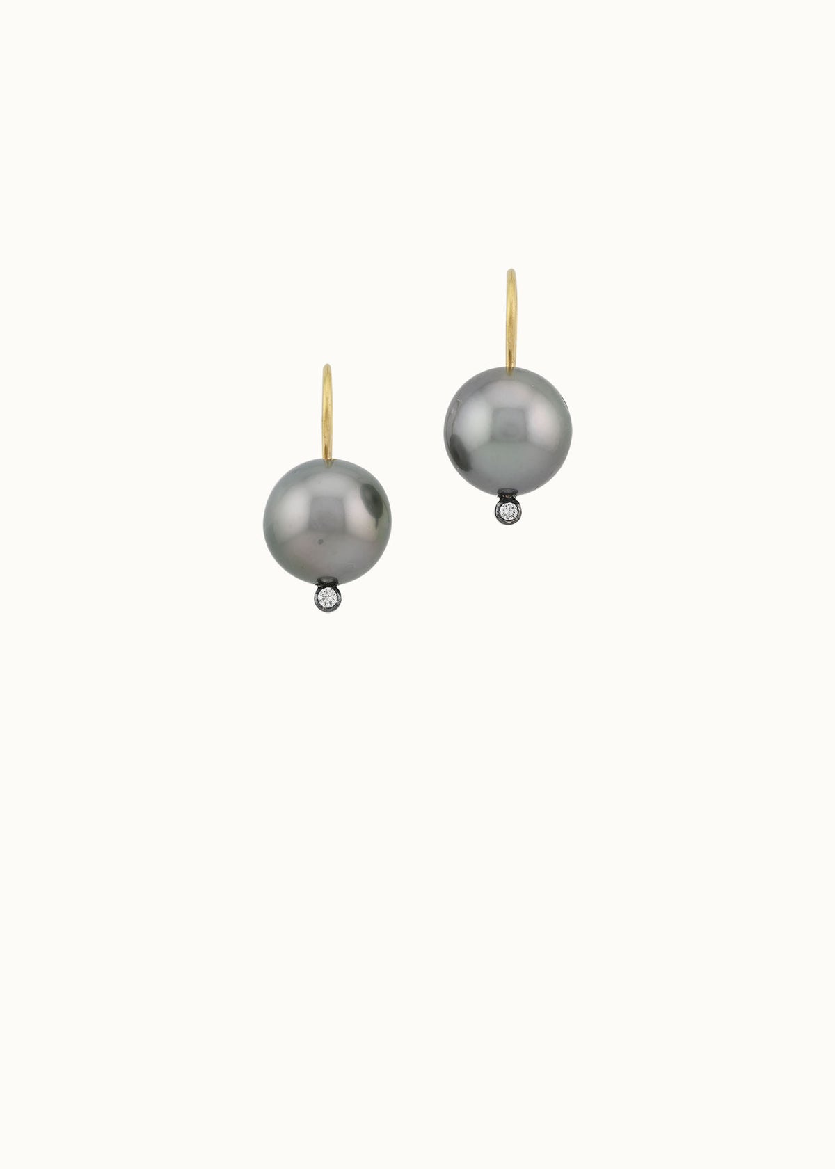 sun spangles tahitian pearl and diamond earrings