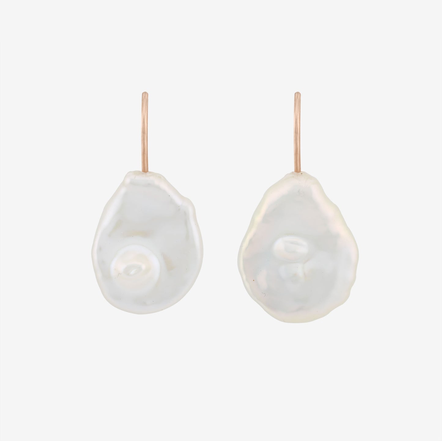 freshwater petal pearl earrings