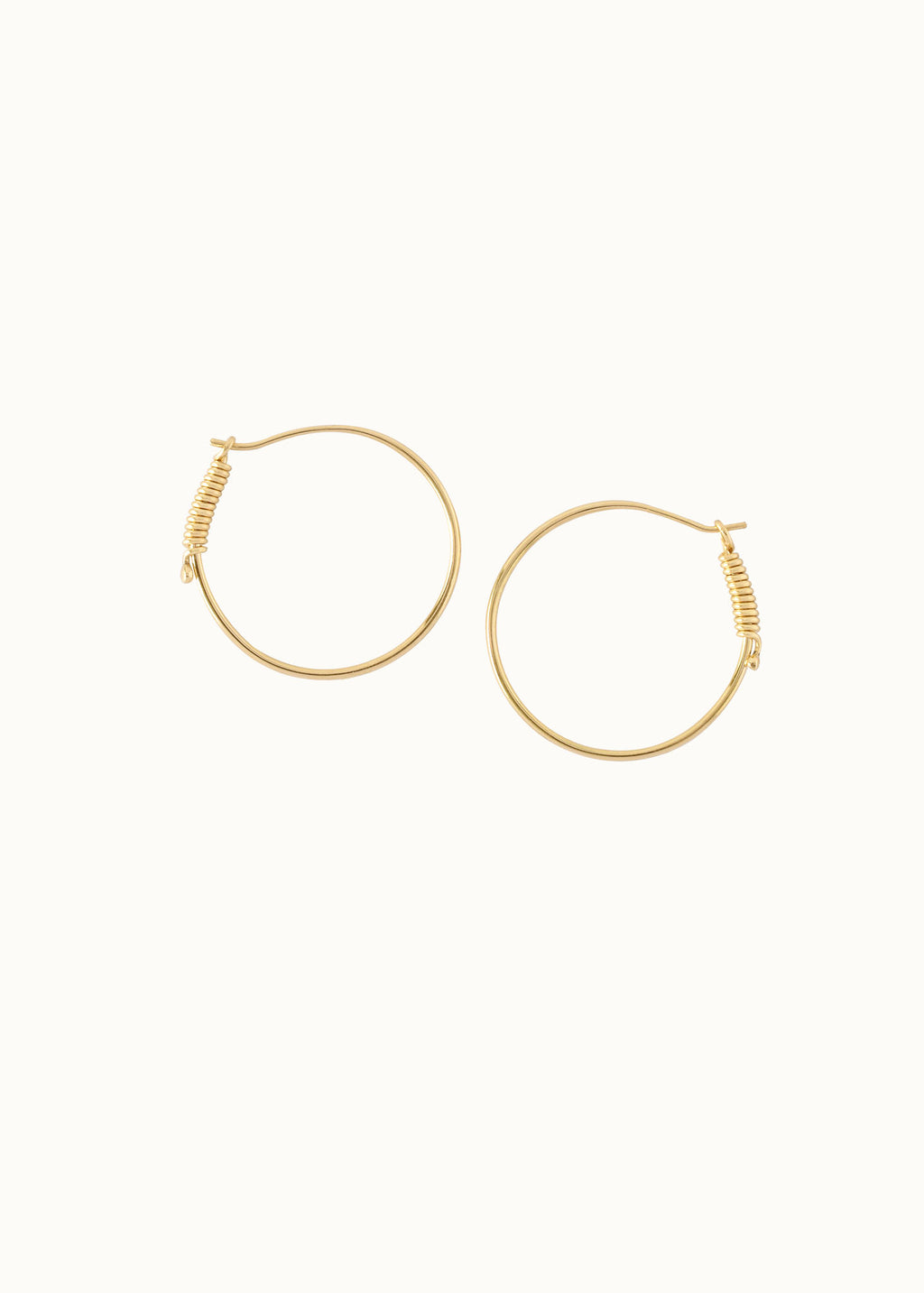 sea snake hoops 18k gold