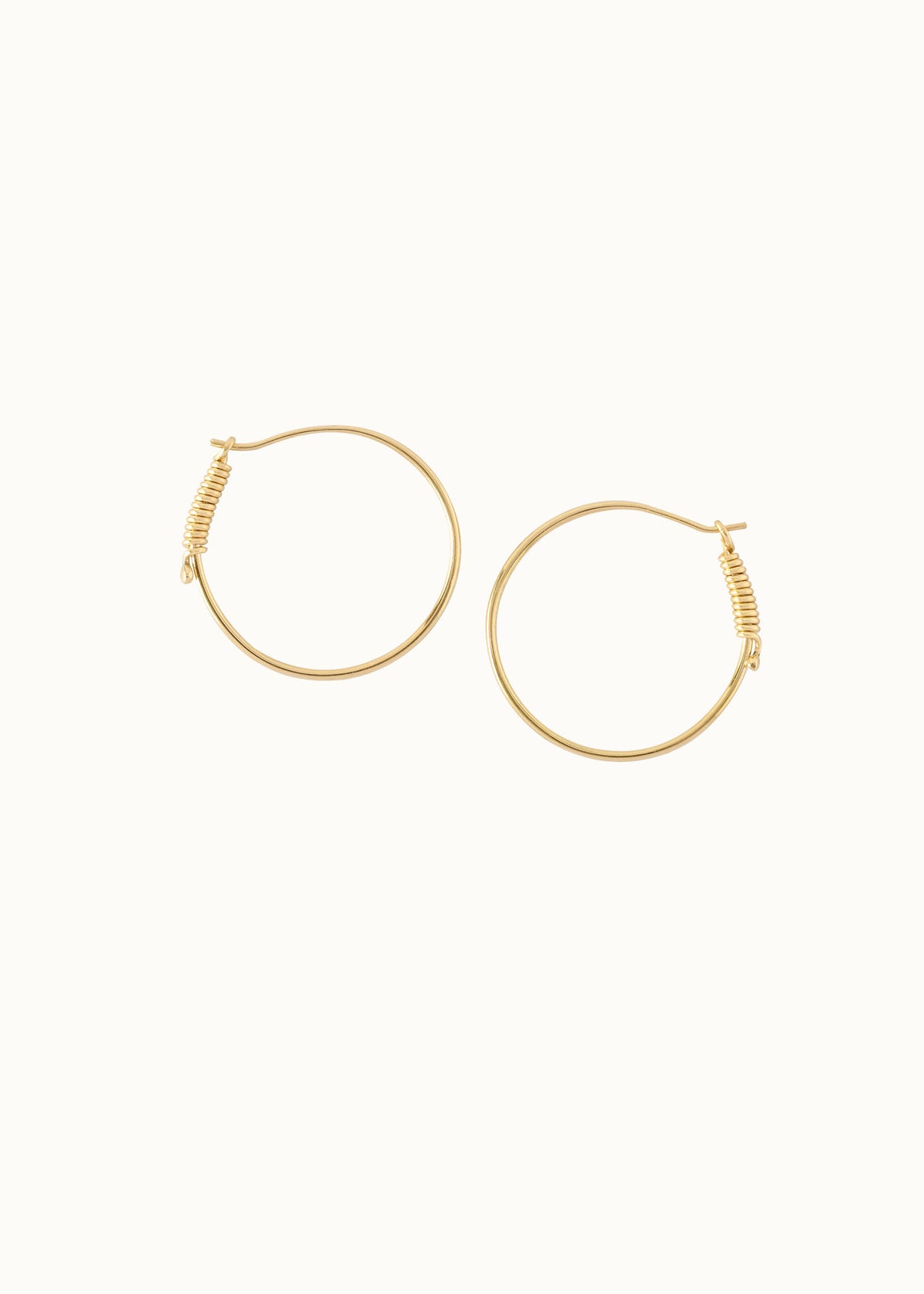 sea snake hoops 18k gold